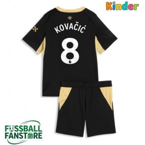 Manchester City Mateo Kovacic #8 Replik Auswärtstrikot Kinder 2026-27 Kurzarm (+ Kurze Hosen)